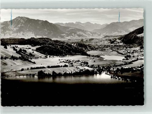 Bühl Fliegeraufnahme Foto Original aus Archiv eines Ansichtskartenverlags Ort handschriftlich