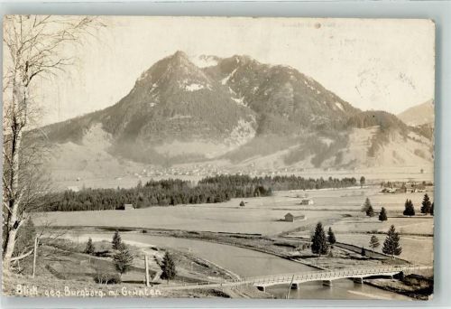 Burgberg Grünten Brücke Fabrik