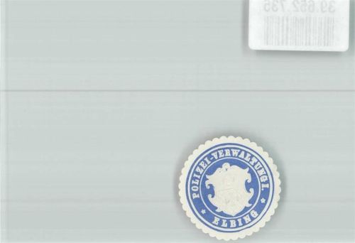Elbing Polizei-Verwaltung Elbing