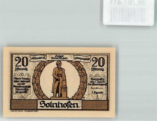 Solnhofen 1921 20 Pfennig