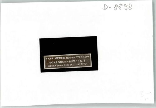 Schrobenhausen Karl Weber Hof-Photograph