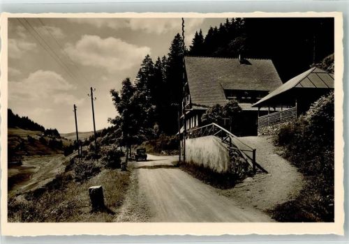 Vöhrenbach Linachtalsperre 800 m Gasthaus Pension zur Talsperre Auto