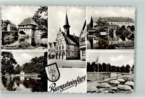 Burgsteinfurt Rathaus Schlossmühle Schwimmbad Schloss
