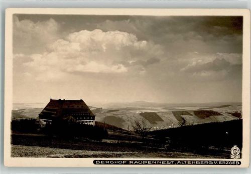 Altenberg 1928 Gasthaus Berghof Raupennest Fotograf Walter Hahn