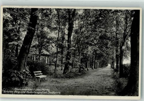 Düben Breiter Weg u. Rosentempel im Stadtpark