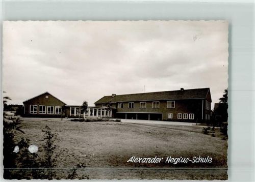 Heek Schule Ort handschriftlich Foto Original aus Archiv eines Ansichtskartenverlags