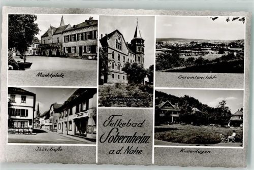 Sobernheim Marktplatz Saarstraße Diakonissenhaus Kuranlage