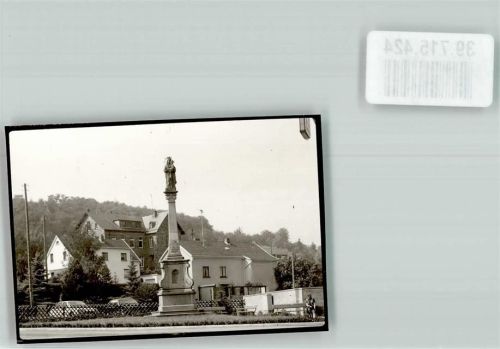 Burgbrohl Denkmal Auto Bank Ort handschriftlich Foto Original aus Archiv eines Ansichtskartenverlags