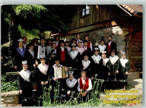 Oberharmersbach Volkstanzgruppe der Bürgerwehr Akkordeon Tracht