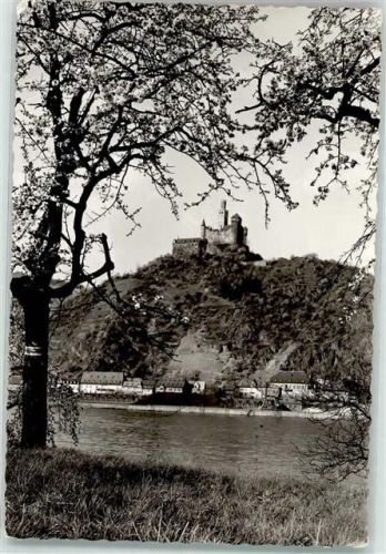 Braubach Marksburg Ort handschriftlich Foto Original aus Archiv eines Ansichtskartenverlags