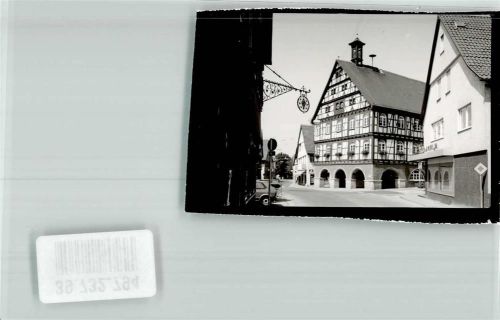 72639 W7442 Neuffen FOTO KEINE AK Historisches Rathaus Foto Original aus Archiv eines Ansichtskartenverlags Ort handschriftlich