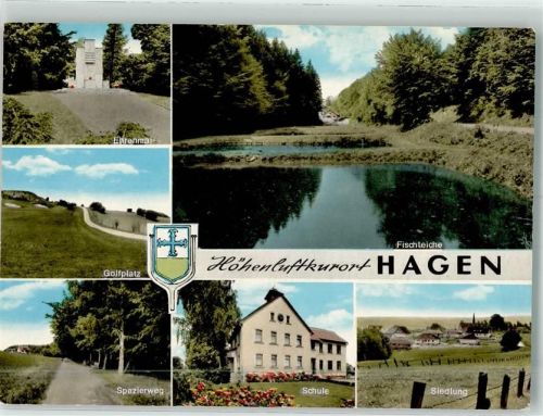 Hagen Denkmal Ehrenmal Golf Schule Fischteiche