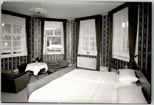 Andernach Hotel Rheinkrone Ort handschriftlich Foto Original aus Archiv eines Ansichtskartenverlags