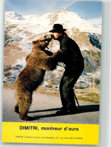 1988 Dimitri ( schweizer Clown ) , montreur d`ours