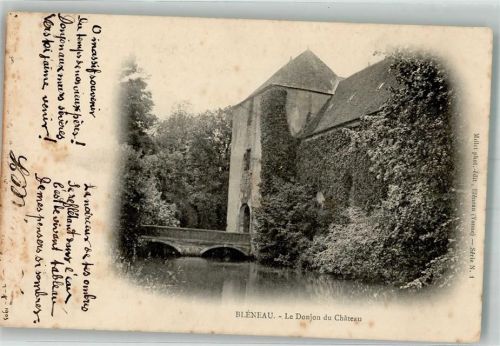 Bleneau 1903 Schloss