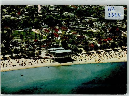 Laboe Fliegeraufnahme von Strand und Meerwasser-Schwimmbad