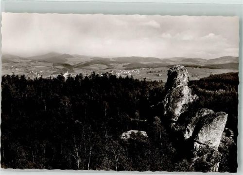 Viechtach Felsformation Großer Pfahl oberhalb des Ortes Verlag Kratzer