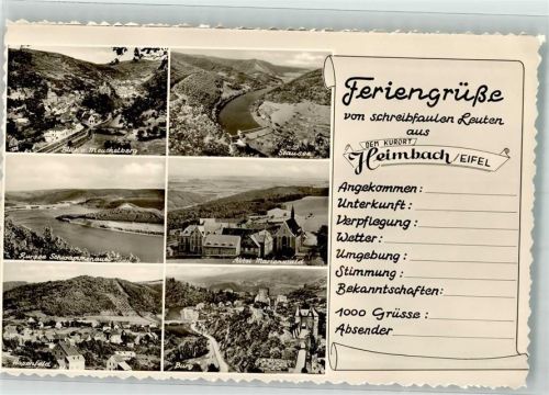 Heimbach Rursee Hasenfeld Kirche Abtei Marienwald Burg