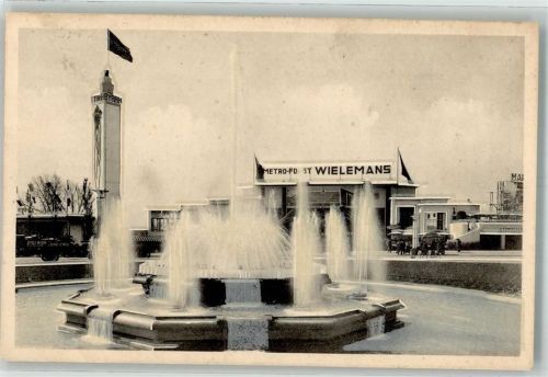 Brüssel 1935 Ausstellung La grande fontaine