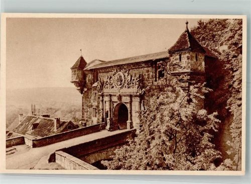 Tübingen 1934 Reichswinterhilfe-Lotterie Bild 104 Schlossportal Das schöne Deutschland