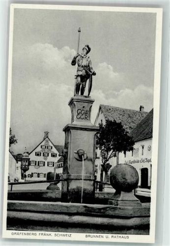 Gräfenberg Denkmal Brunnen Rathaus