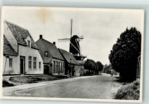 Sluis Windmühle Nieuwstraat Foto AK