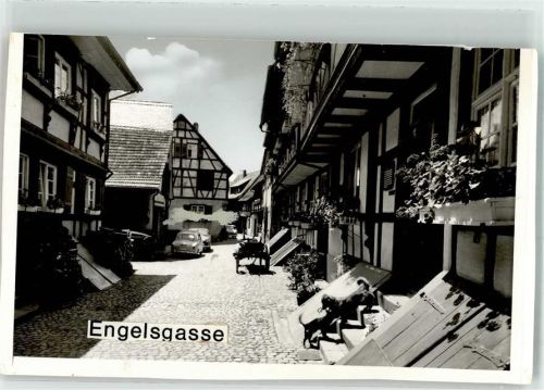 Gengenbach Engelsgasse Foto Original aus Archiv eines Ansichtskartenverlags