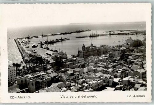 Alicante 1953 Hafen