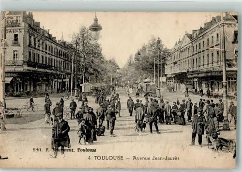 Toulouse Avenue Jaen-Jaurés Marktszene