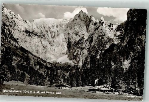 Scharitzkehlalm 1958 Hüttenstempel