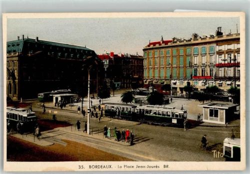 Bordeaux Straßenbahn La Place Jean-Jaurés