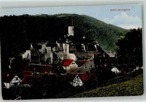 Heimbach Burgruine Hengebach Fotograf Hub. Fischer