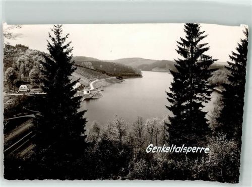 Lantenbach Genkeltalsperre Foto Original aus Archiv eines Ansichtskartenverlags
