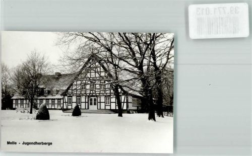 Melle Jugendherberge Winter Foto Original aus Archiv eines Ansichtskartenverlags