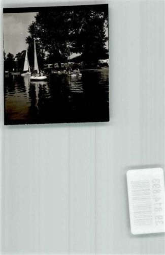Sonsfeld Hagener Meer mit Campingplatz Segelboote Foto Original aus Archiv eines Ansichtskartenverlags Ort handschriftlich