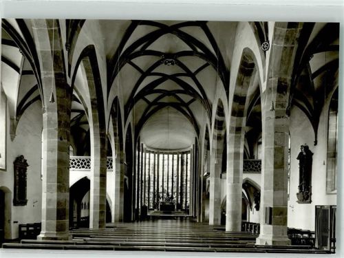 Buchen Inneres der Stadtkirche St. Oswald