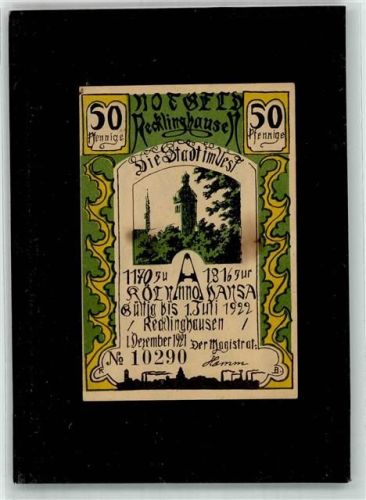 Recklinghausen 1921 50 Pfennig