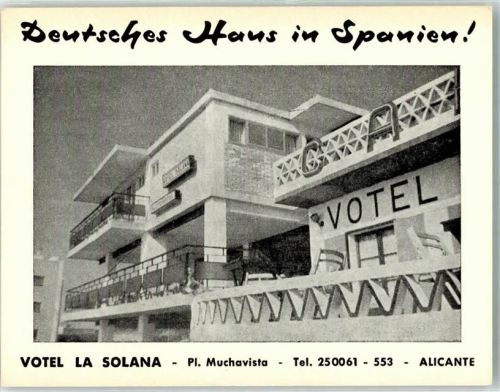 Alicante Deutsches Haus Votel la Solana