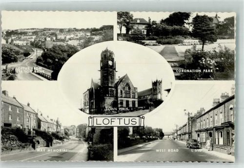 Middlesbrough Town Hall Kriegerdenkmal Bahnhof West Road Coronation Park Loftus