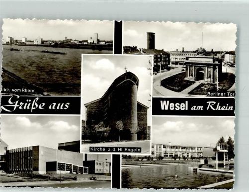Wesel Berliner Tor Kirche z.d. Hl. Engeln Freibad