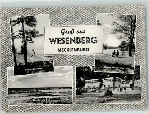 Wesenberg Grosser Labussee Kleiner Weisser See Strandcafe