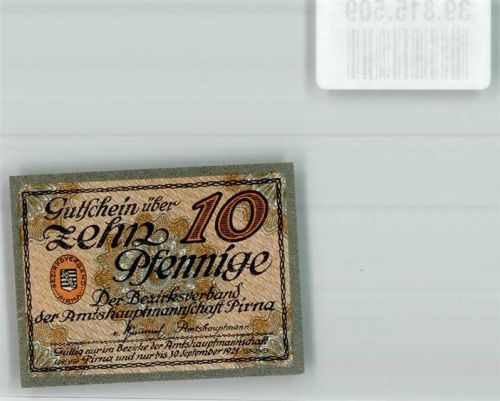 Pirna 1921 10 Pfennig