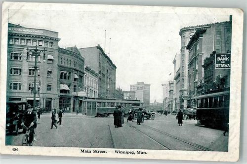 Winnipeg Straßenbahn Auto Oldtimer Maon Street