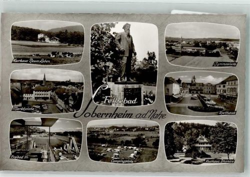 Sobernheim Kurhaus Neues leben Pension Rathaus Marktplatz Denkmal Felke, E.