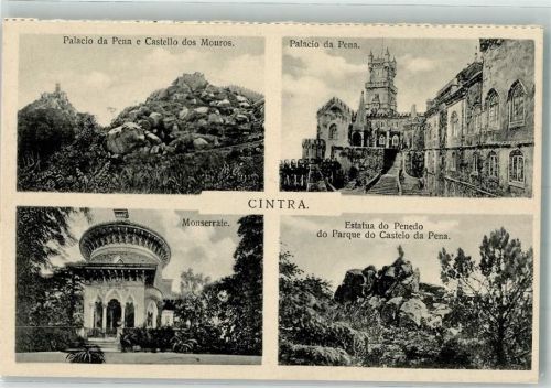 Cintra Burg Castello dos Mouros Palcia da Pena Monserrate