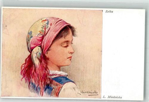 sign. Miodonska : Zoska Verlag Polonia Krakow Serie A Nr. 707