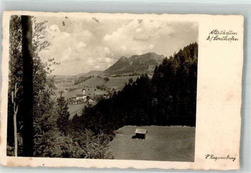 Altstädten 1941 mit Kirche St. Peter und Paul