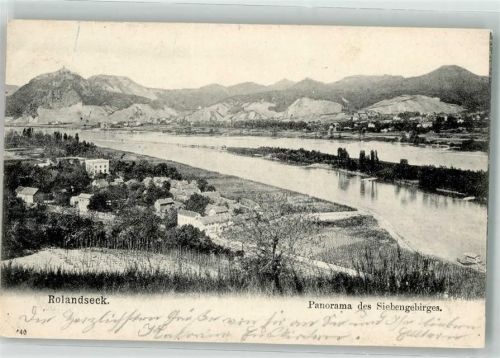 Rolandseck 1905 Mit Siebengebirge
