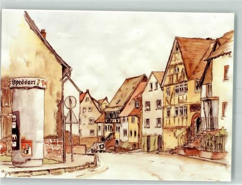 Walldürn Obere Vorstadtstrasse Litfaßsäule