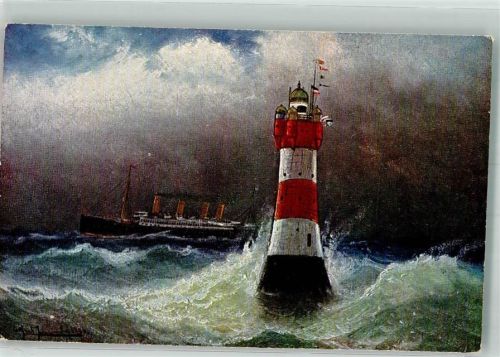 sign. Alfred Jensen T.S.N. Stroefer Serie 704 Nr. 4
